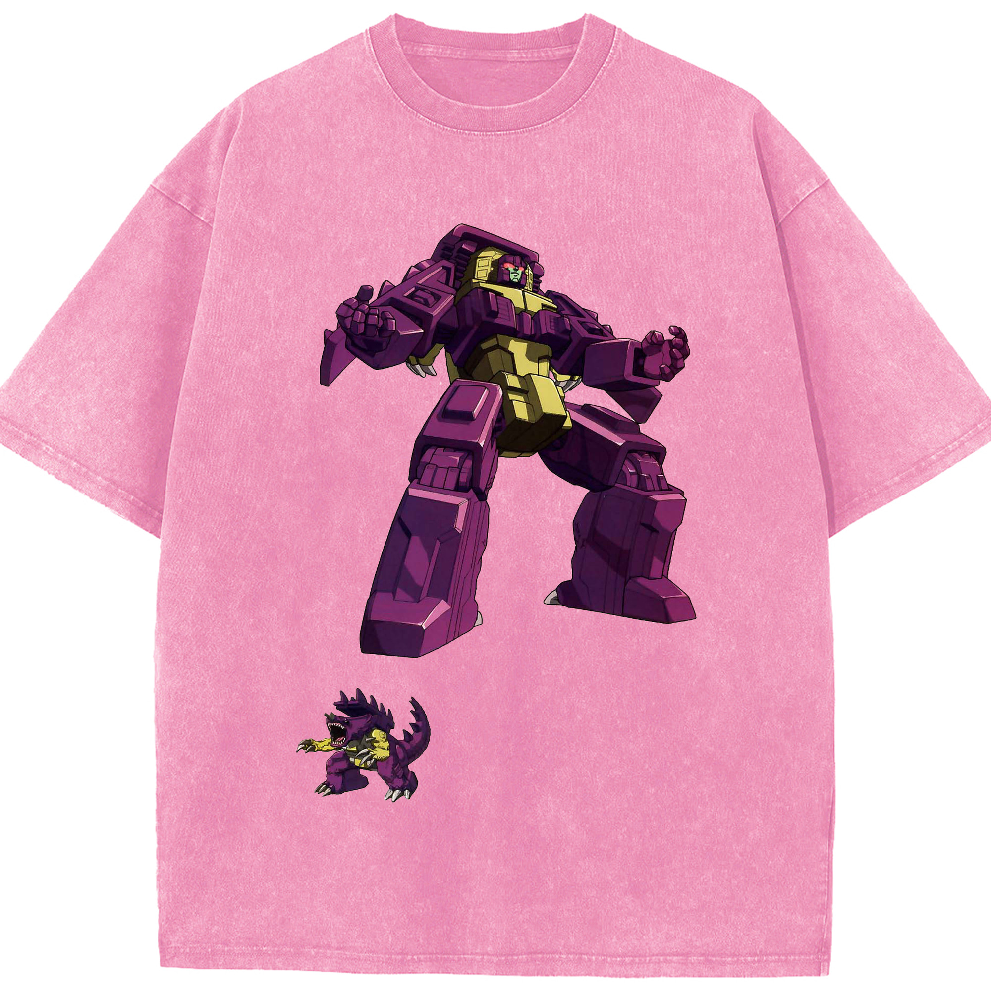 （画像用）  綿100% ヴィンテージ風 半袖Tシャツ（フロントプリント）